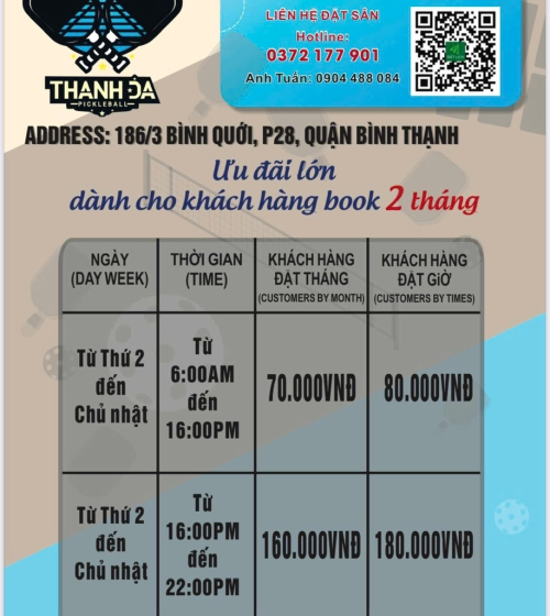 Thanh Đa Pickleball 